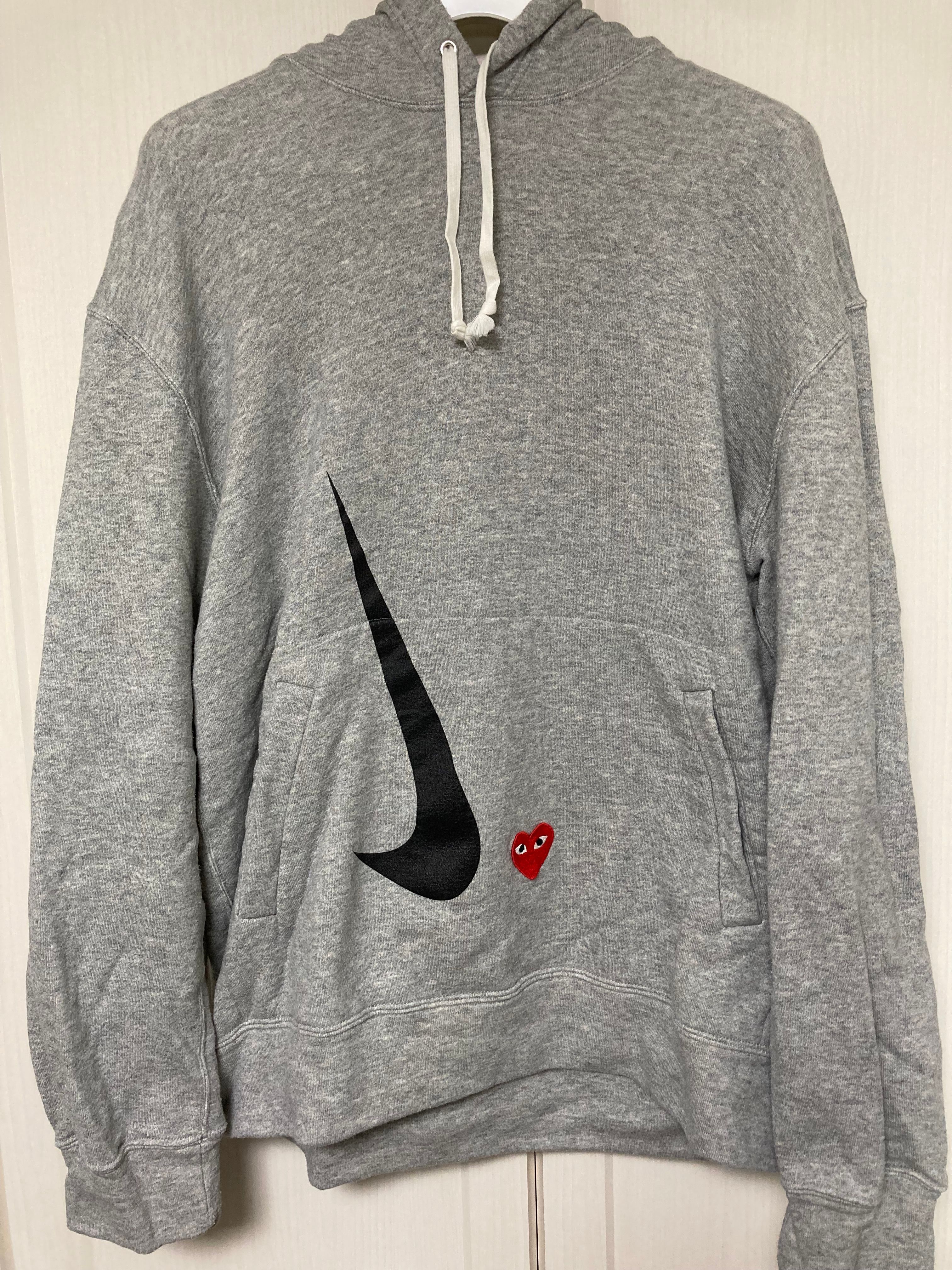 Nike x CDG Play Hoodie "Grey"