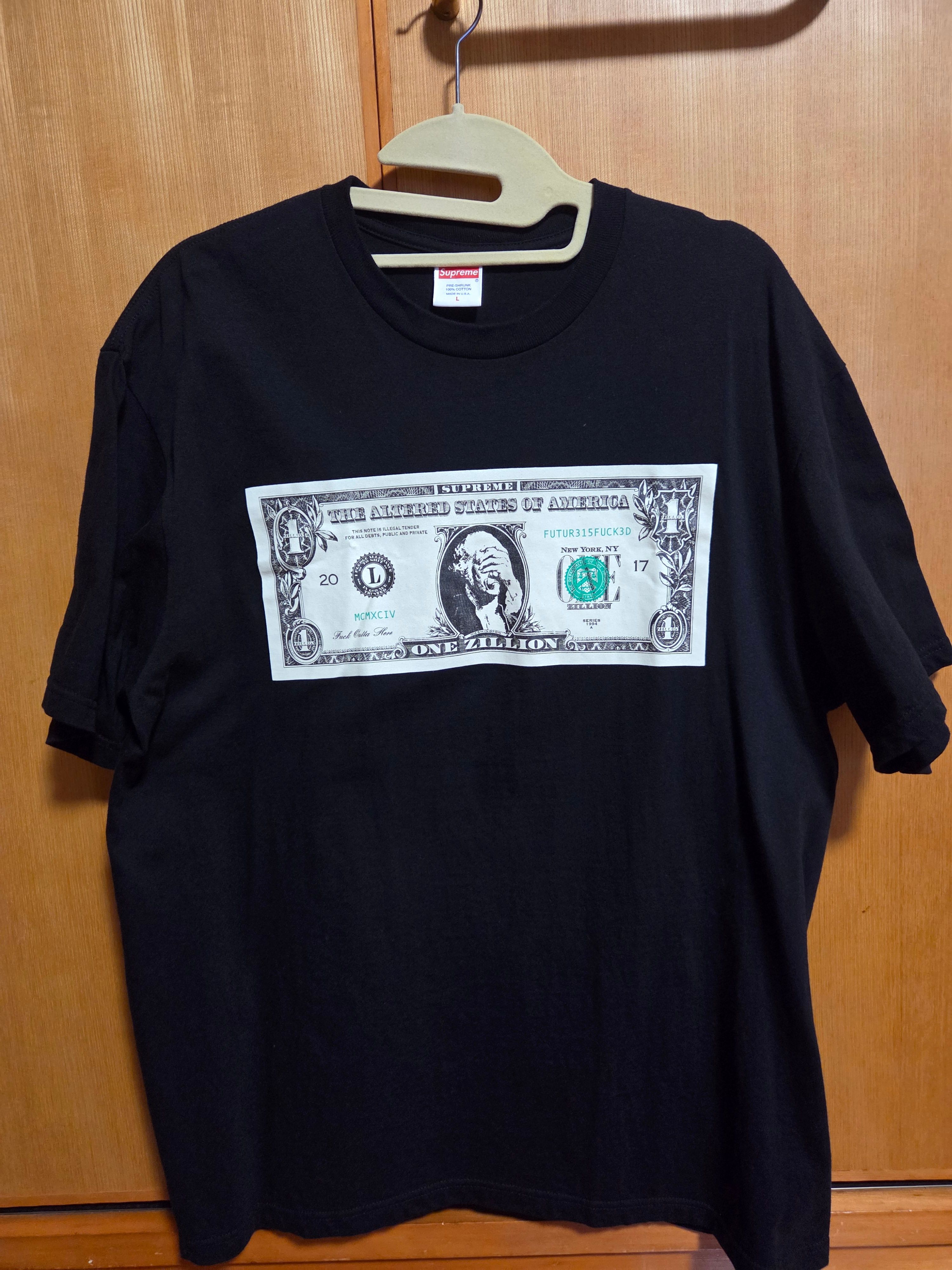 Supreme Dollar Tee "Black"