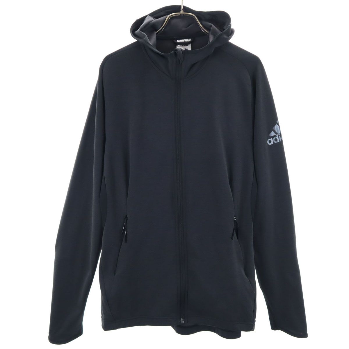 adidas 長袖 クライマクール ジップパーカー