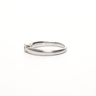 ティファニー TIFFANY&Co. ルシダ ダイヤモンド 0.21 Carat プラチナ Pt950 JP#10 リング・指輪【中古】