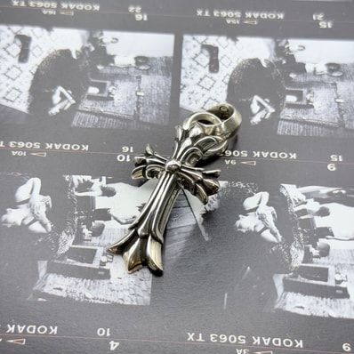 Chrome Hearts DBL CH CRS SML W BALE "Silver"