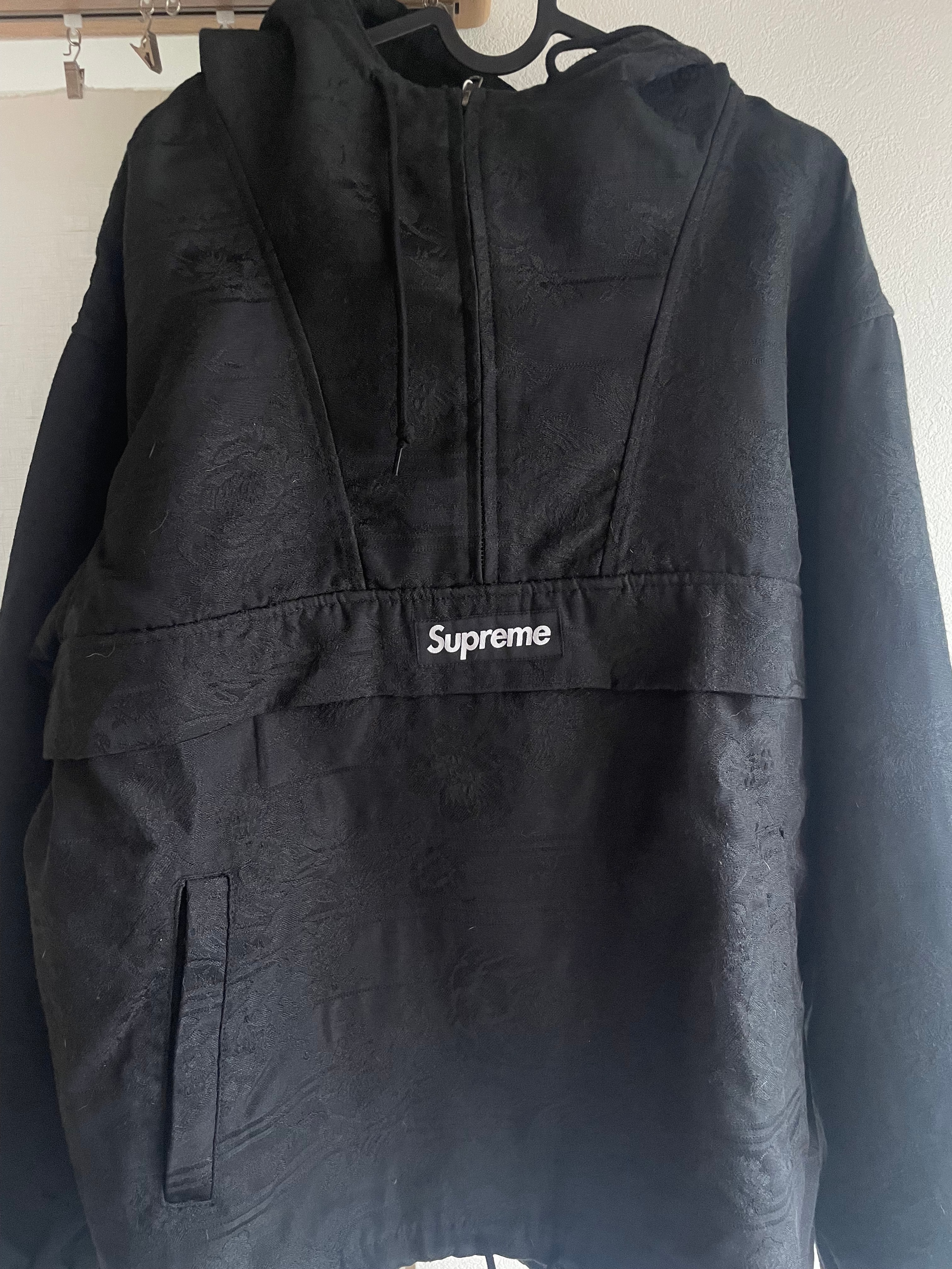 Supreme Floral Tapestry Anorak "Black"