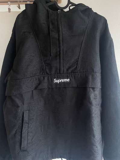 Supreme Floral Tapestry Anorak "Black"