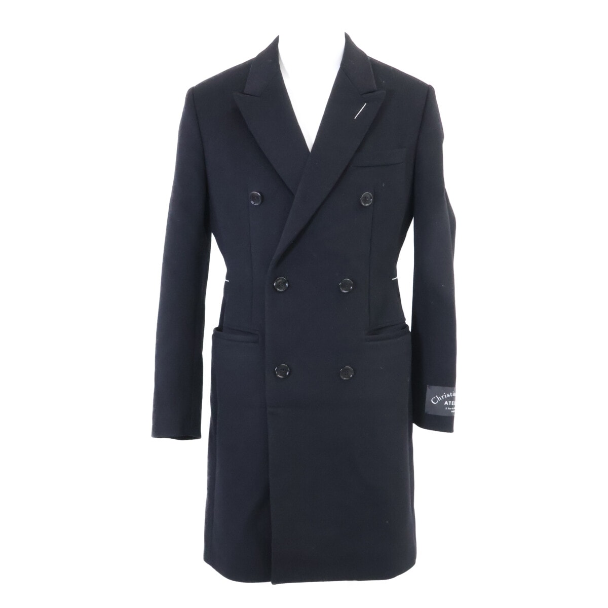 ディオールオム 【国内正規】83TC345C3183 ヴァージンウールxカシミヤ ダブルチェスター 48