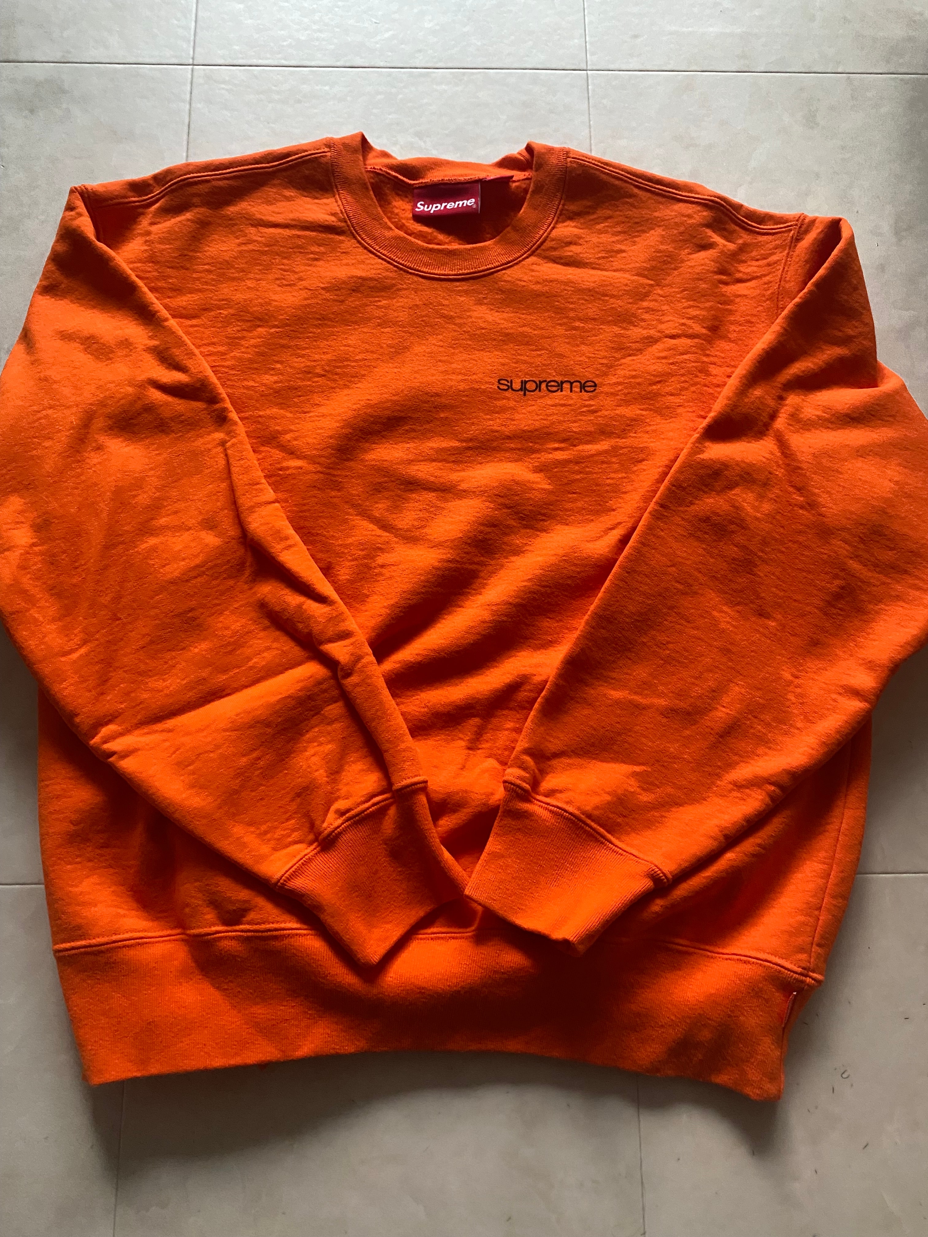 Supreme Nyc Crewneck "Dark Orange"