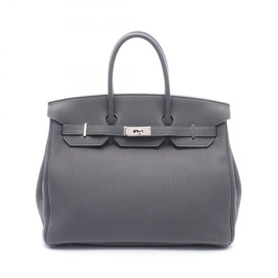 エルメス HERMES バーキン35 ハンドバッグ バッグ レザー トゴ トゴ アルドワーズ K刻印(2025年製造) レディース グレー系 【中古】