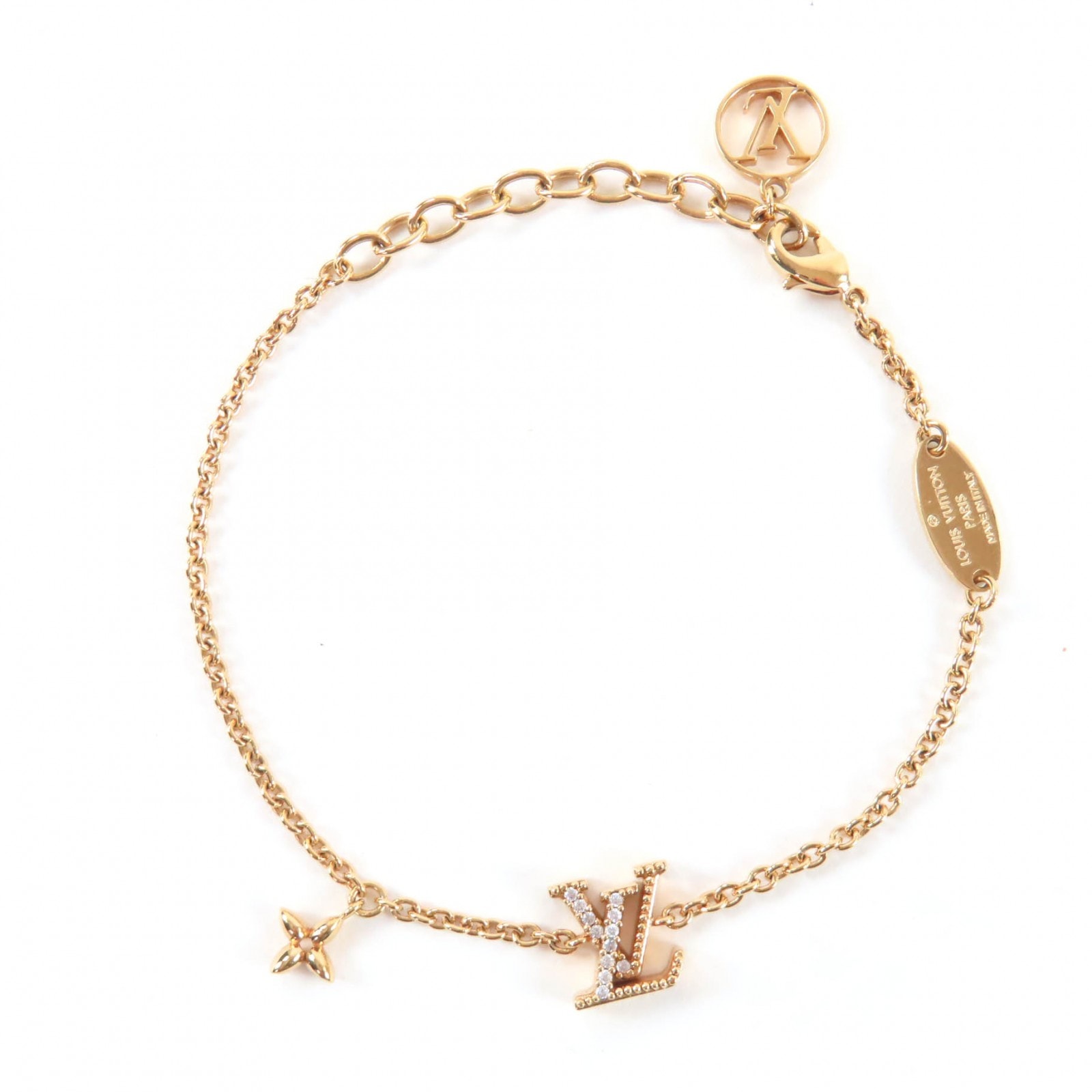 美品 ルイヴィトン ブレスレット・LV アイコニック ゴールド M00587