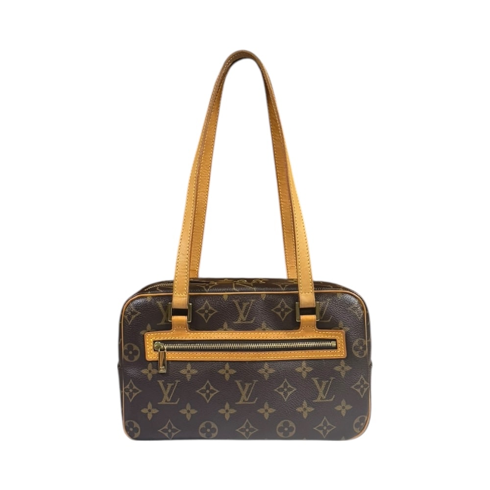 ルイヴィトン シテMM モノグラム ショルダーバッグ モノグラムキャンバス M51182 ブラウン レディース LOUIS VUITTON  中古