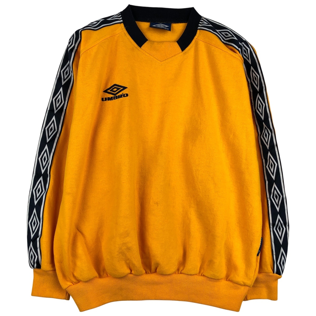 古着 アンブロ UMBRO ロゴスウェットシャツ トレーナー メンズS相当/eaa608090