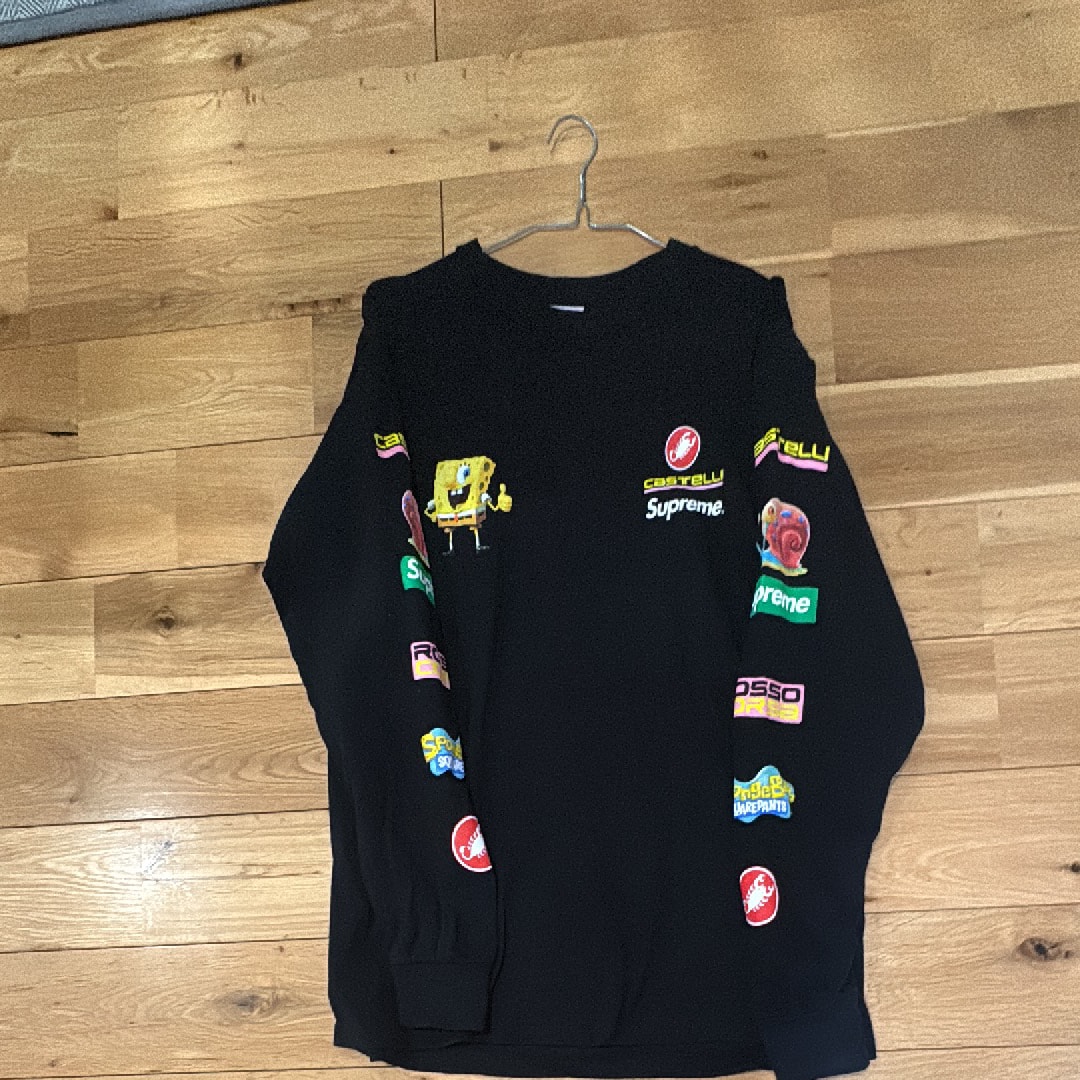 Supreme x SpongeBob Castelli Racing L/S Tee 
