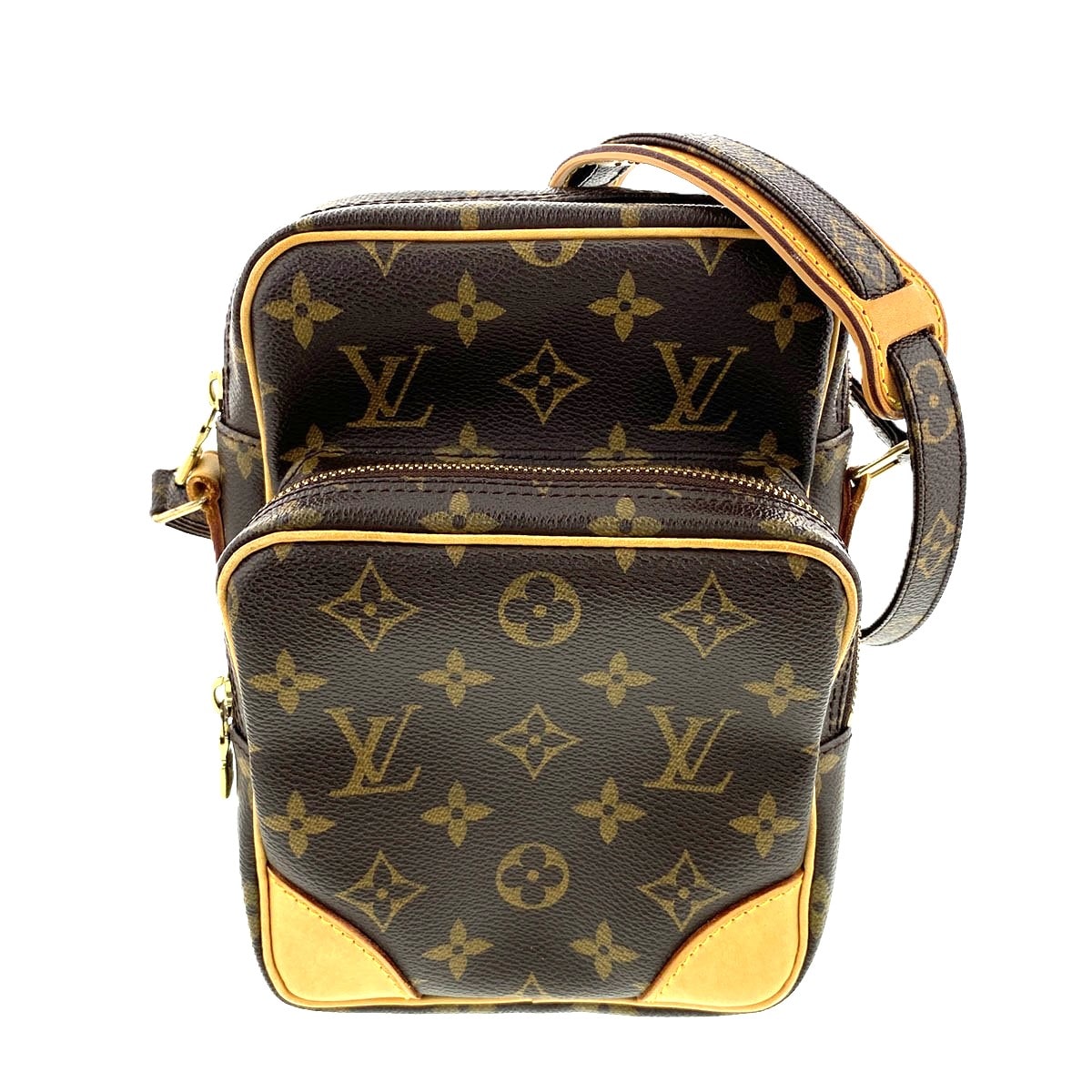 LOUIS VUITTON ルイ・ヴィトン モノグラム アマゾン ショルダーバッグ M45236 PVCコーティングキャンバス ブラウン  ユニセックス【中古】