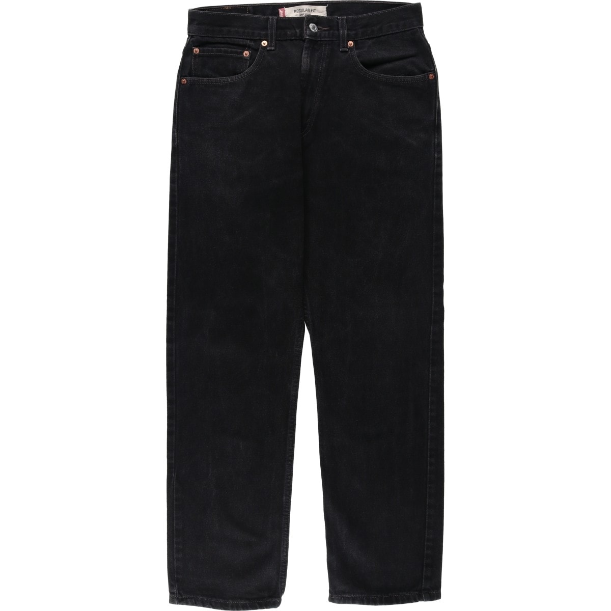 古着 リーバイス Levi's 505 REGULAR FIT ブラックデニム テーパードデニムパンツ メンズw31相当 ヴィンテージ/eaa643197