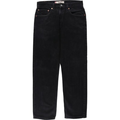 古着 リーバイス Levi's 505 REGULAR FIT ブラックデニム テーパードデニムパンツ メンズw31相当 ヴィンテージ/eaa643197