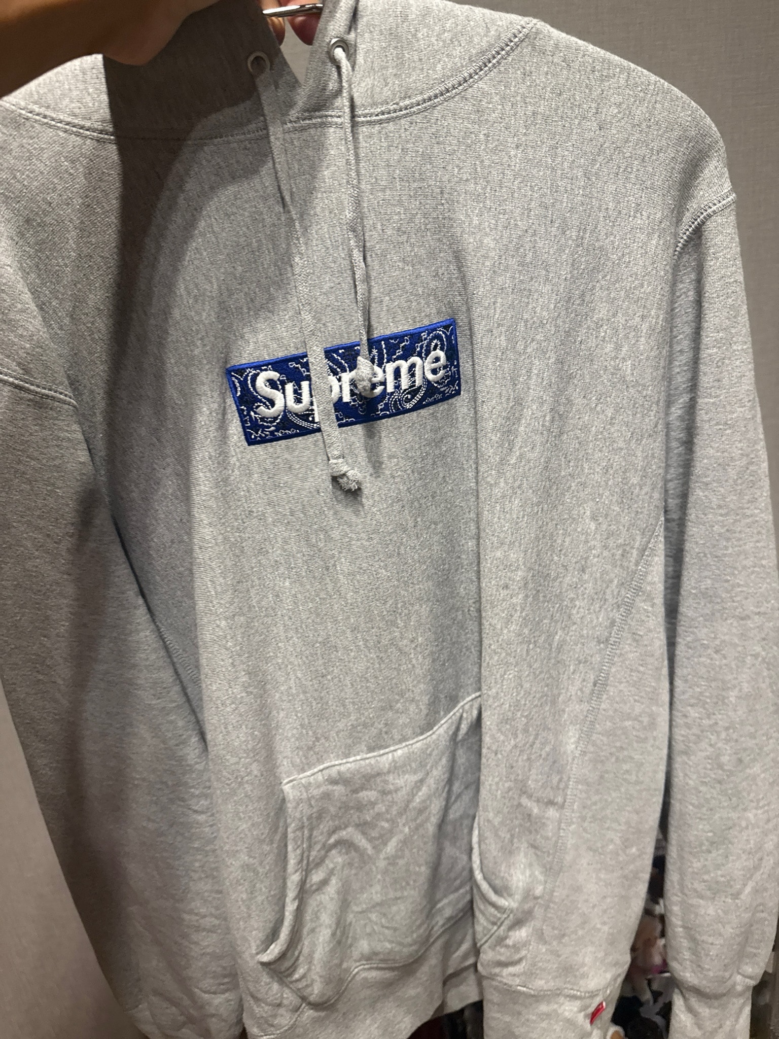 supreme BOX logo パーカー M size