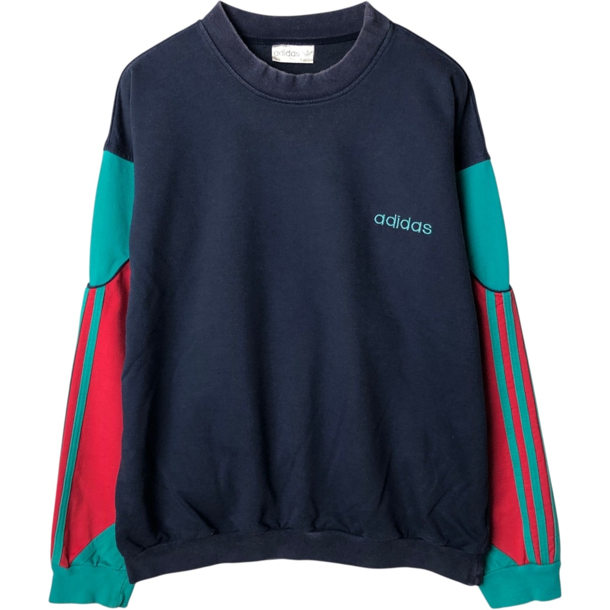 古着 80年代 アディダス adidas ワンポイントロゴスウェットシャツ トレーナー メンズL相当 ヴィンテージ/eaa635072