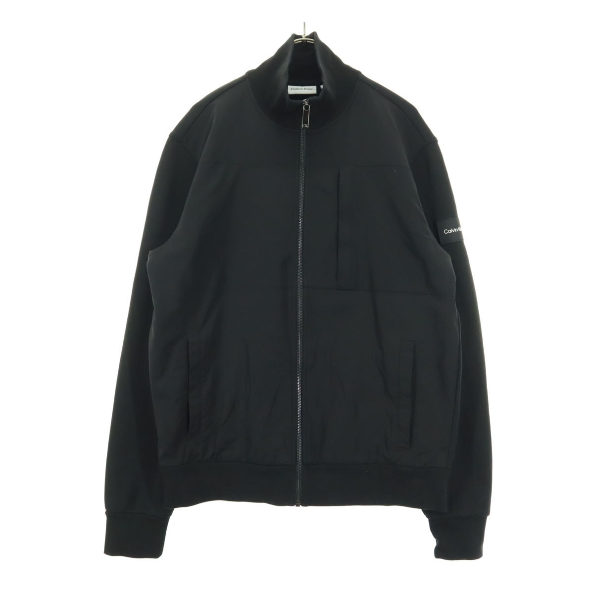 Calvin klein カルバンクライン 長袖 ジップジャケット S ブラック