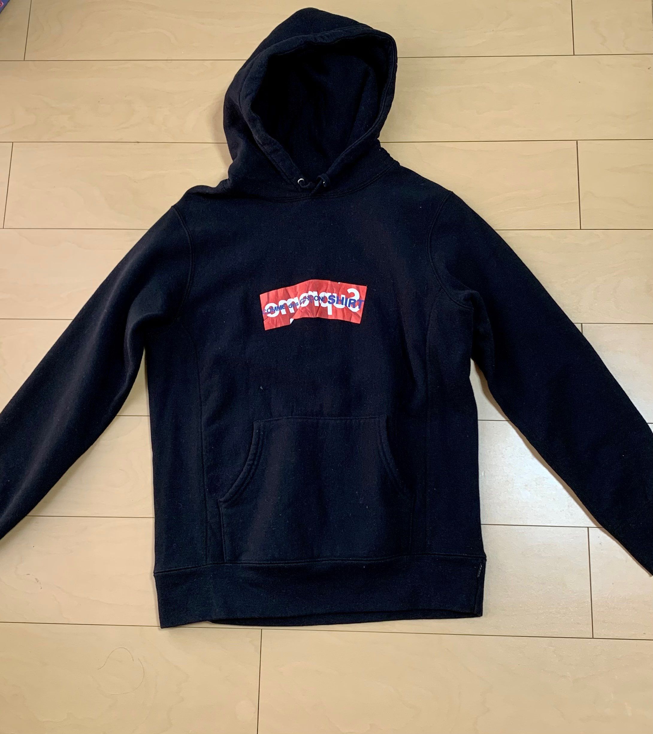 Supreme Comme Des Garcons SHIRT Box Logo Hooded Sweatshirt "Black"