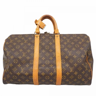 【6dc3729】ルイヴィトン ボストンバッグ モノグラム キーポル45 M41428 ブラウン【中古】メンズ レディース ユニセックス