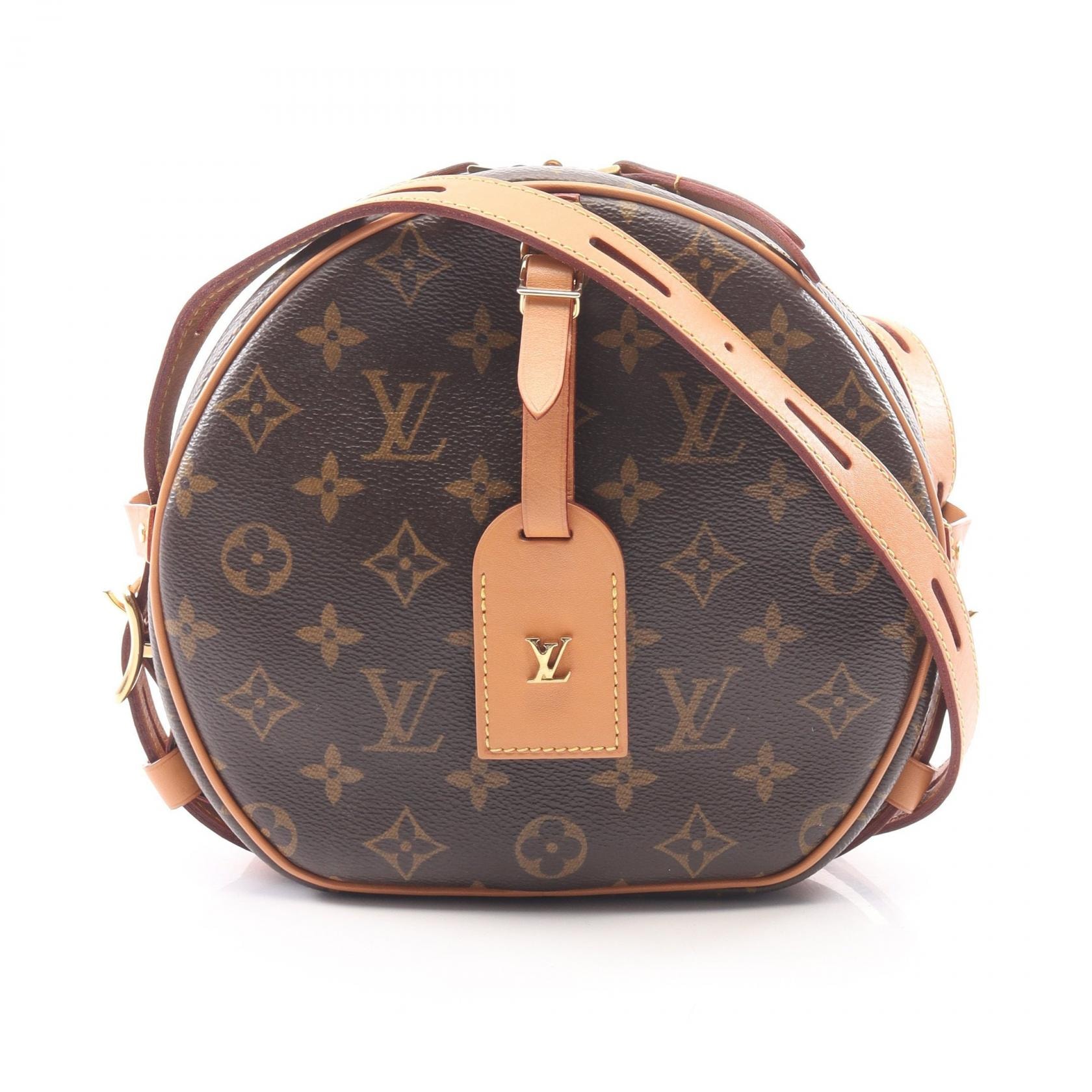 ルイ・ヴィトン LOUIS VUITTON ボワット シャポー スープルMM モノグラム ショルダーバッグ バッグ PVCコーティングキャンバス レザー レディース ブラウン系 M45647 【中古】