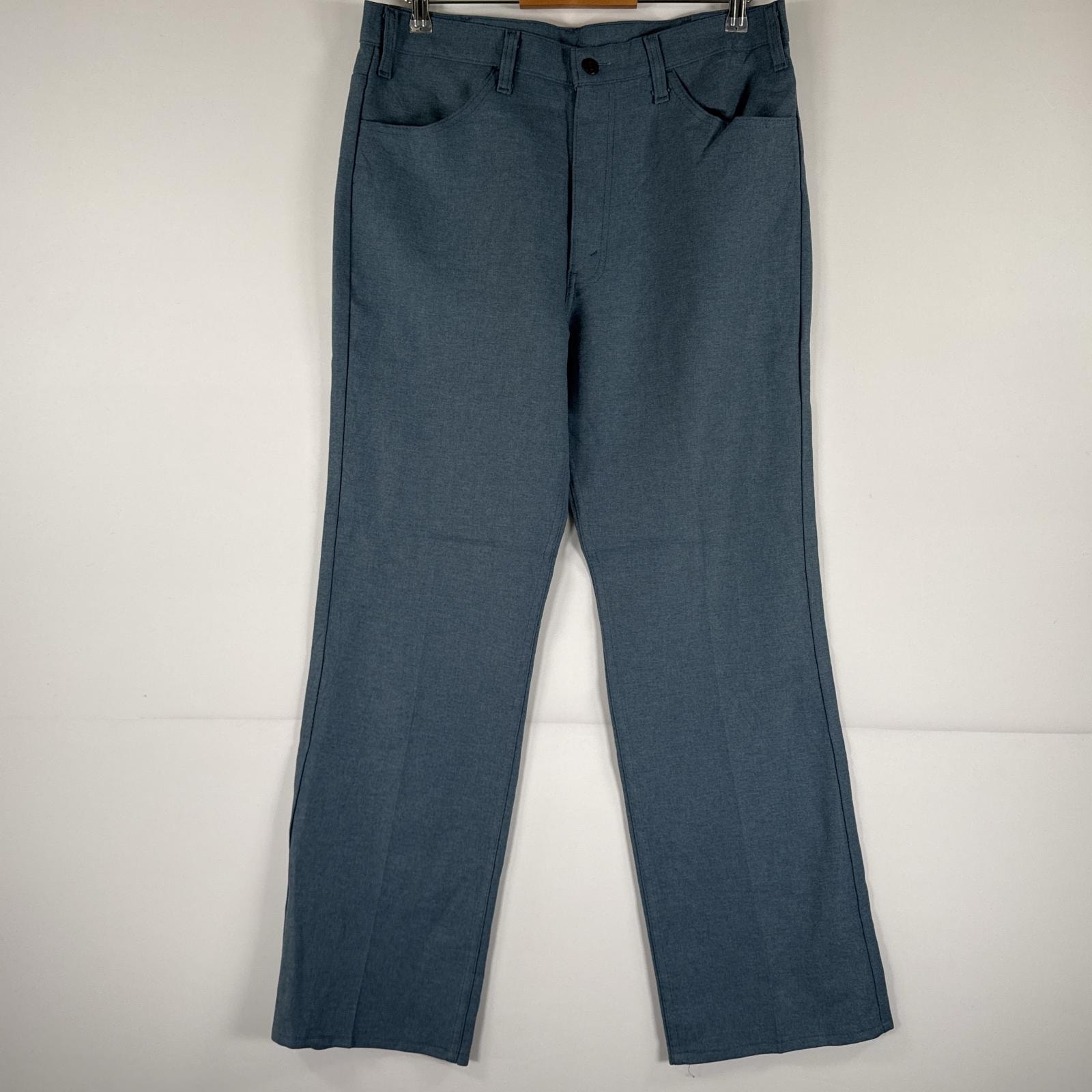 古着 90's/90年代 ヴィンテージ リーバイス Levi's スラックスパンツ ランチャーパンツ フレア ブーツカット 大きいサイズ 42TALON w36 L30 ブルー系 メンズ
