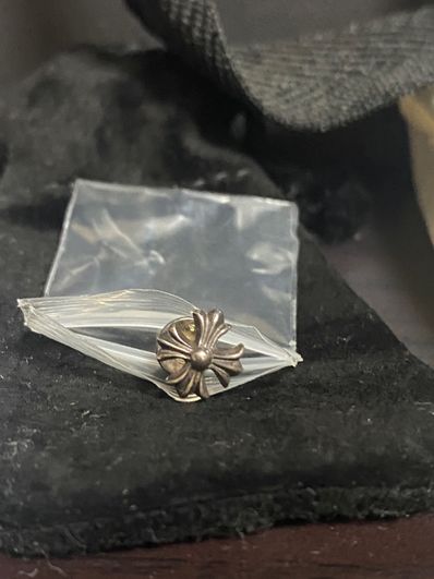 Chrome Hearts CH Plus Stud Earrings "Silver"