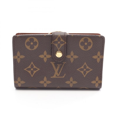 ルイ・ヴィトン LOUIS VUITTON ポルトモネ ビエ ヴィエノワ 二つ折り財布 財布 PVC モノグラム レディース ブラウン系 M61663 【中古】