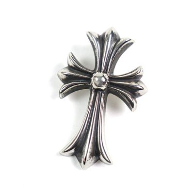 クロムハーツ ペンダントトップ スモールCHクロス シルバー メンズ