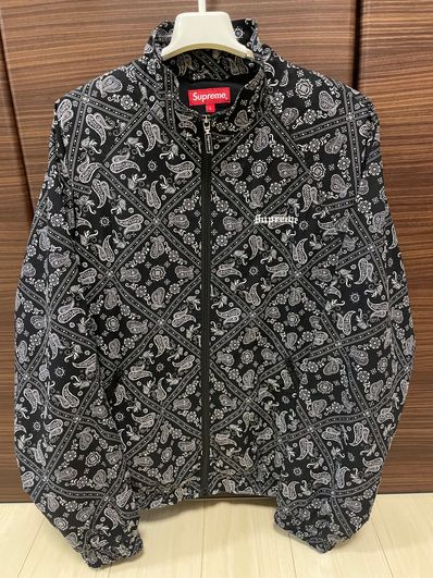 Supreme Bandana Track Jacket "Black"