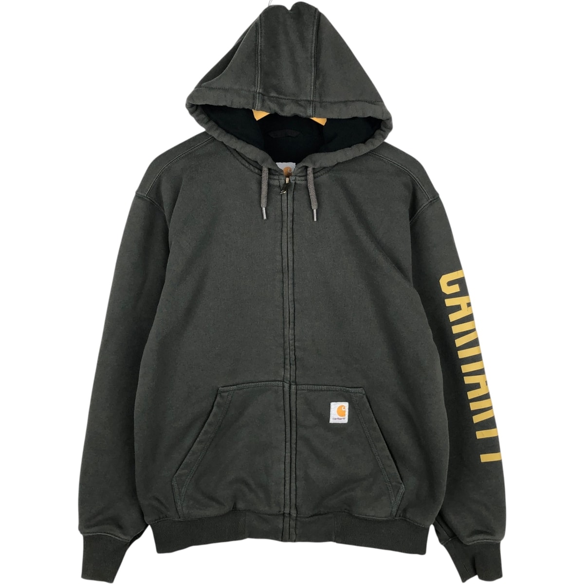 古着 カーハート Carhartt スウェットフルジップパーカー メンズS相当/eaa630448