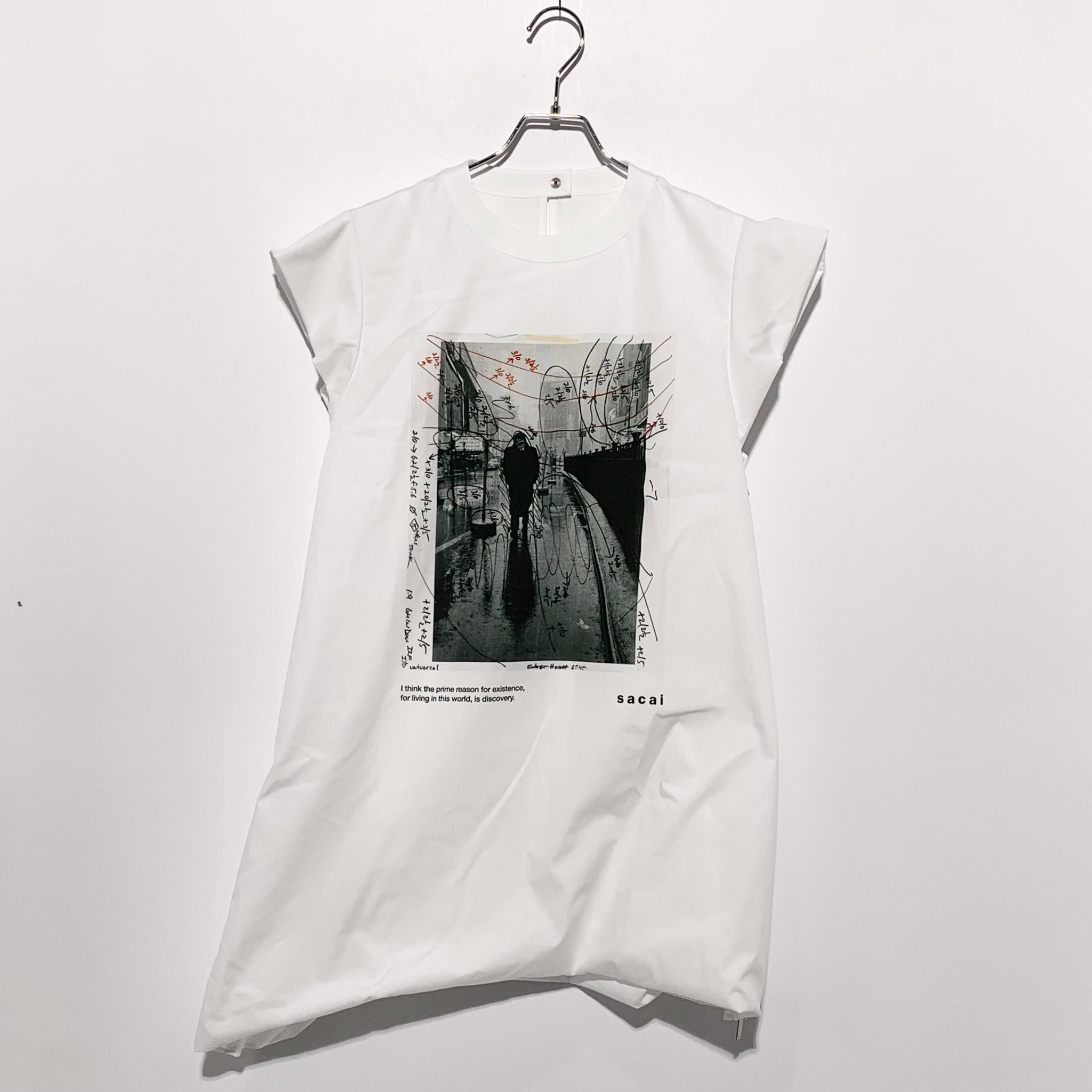 sacai James Dean Cotton Poplin Pullover "Off White"