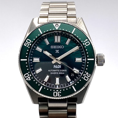 SEIKO セイコー プロペックス ダイバー スキューバ 腕時計 6R55-00N0 ステンレススチール シルバー グリーン メンズ【中古】
