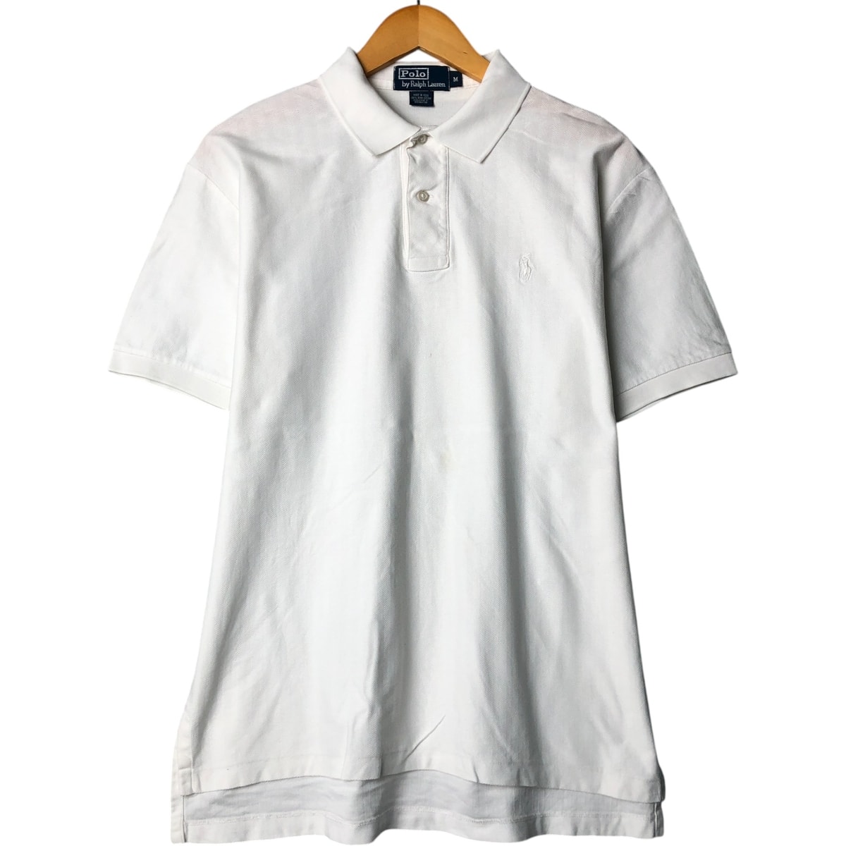 古着 ラルフローレン Ralph Lauren POLO by Ralph Lauren ヘリンボーン 半袖 ポロシャツ メンズM相当/eaa582106