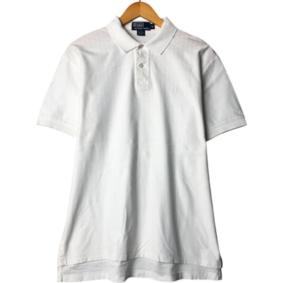 古着 ラルフローレン Ralph Lauren POLO by Ralph Lauren ヘリンボーン 半袖 ポロシャツ メンズM相当/eaa582106