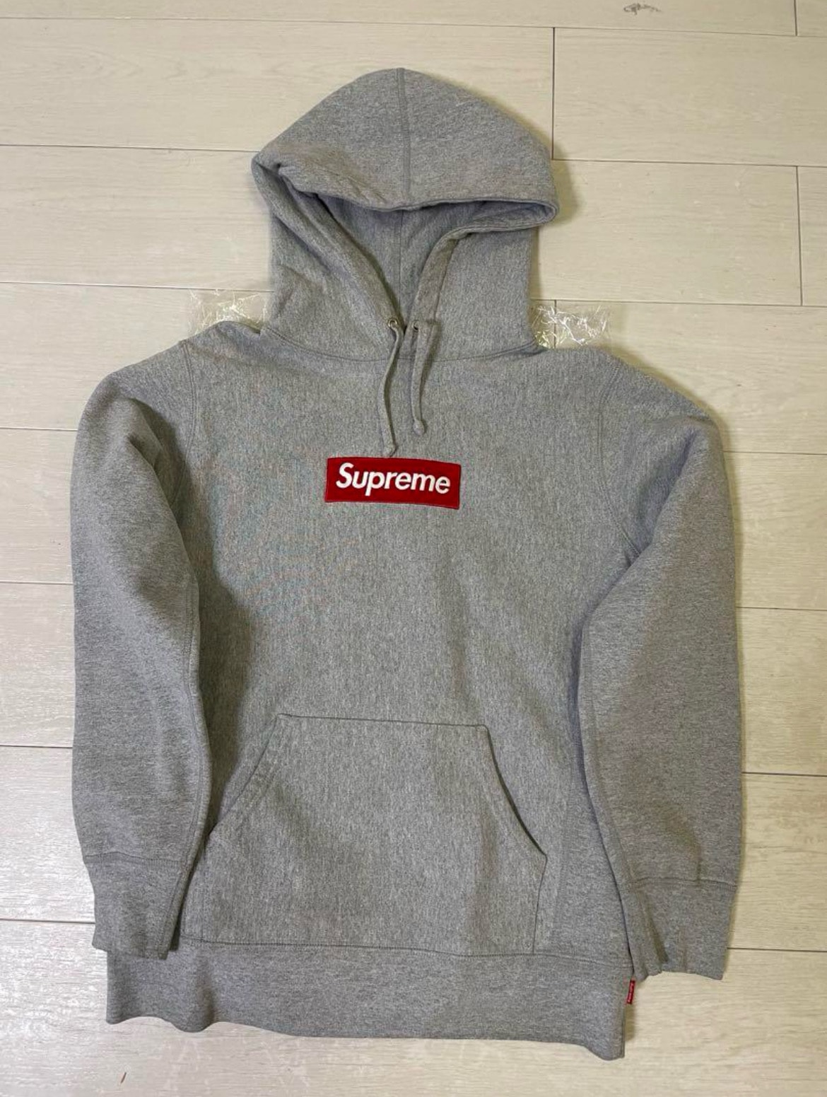 Supreme Box Logo Hooded Sweatshirt "Heather Grey" (16FW)