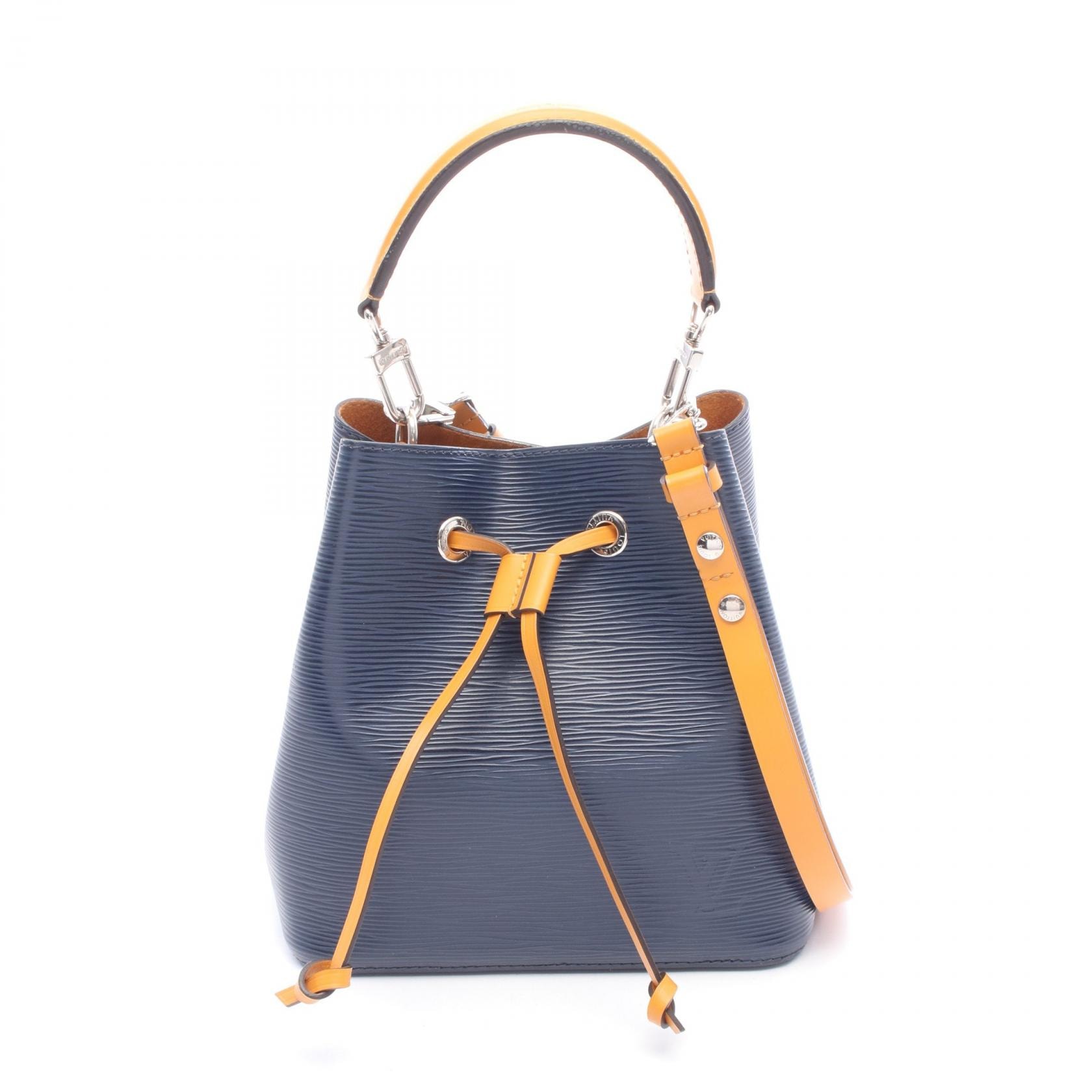 ルイ・ヴィトン LOUIS VUITTON ネオノエBB エピ アンディゴ サフラン 2WAY ハンドバッグ バッグ レザー オレンジ レディース ネイビー系 / オレンジ系 M53610 【中古】