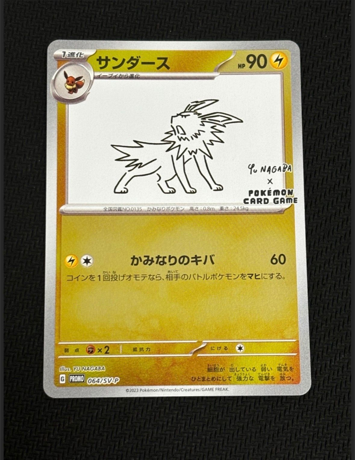 ポケモンカード サンダース #064 GEM MT サンダース(064/SV-P) | プロモ | ドラゴンスター ネット買取
