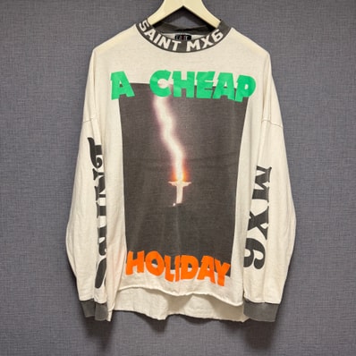 Saint Mxxxxxx LS Tee/A Cheap Holiday "White"