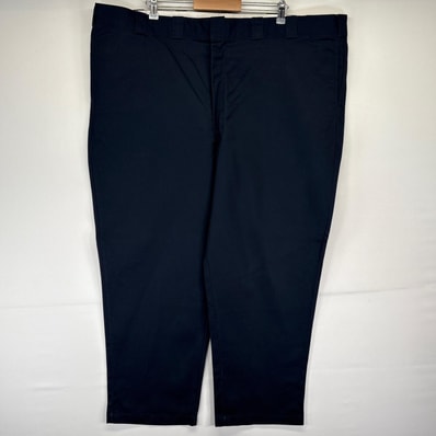 古着 ディッキーズ Dickies ワークパンツ 874 ワンポイントロゴ 長ズボン チノパン 大きいサイズ w52 L30 ブラック メンズ