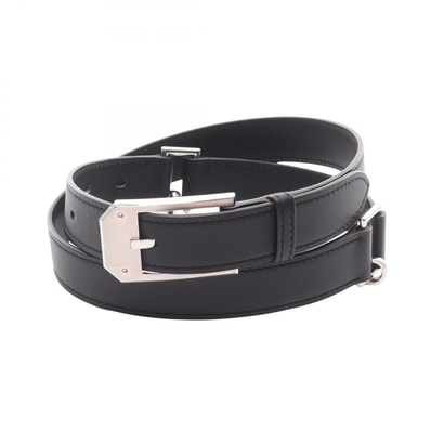 エルメス HERMES アンディ 26 ベルト 衣料品 レザー B刻印(2023年製造) メンズ ブラック系 / シルバー系 H010739 【中古】