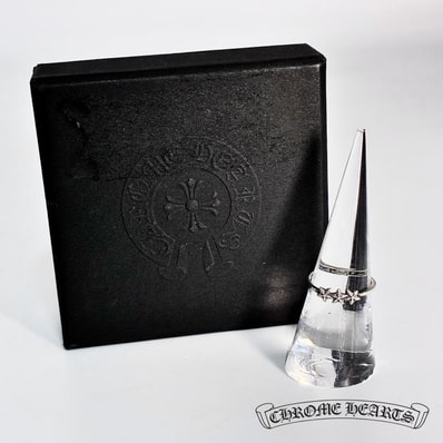 Chrome Hearts Bubblegum Ring w/ 3 Star "Silver"
