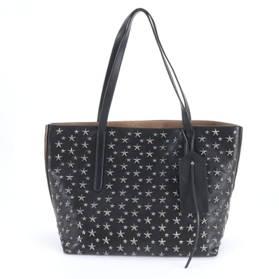 ジミーチュウ ピムリコ スター スタッズトート バッグ レザー