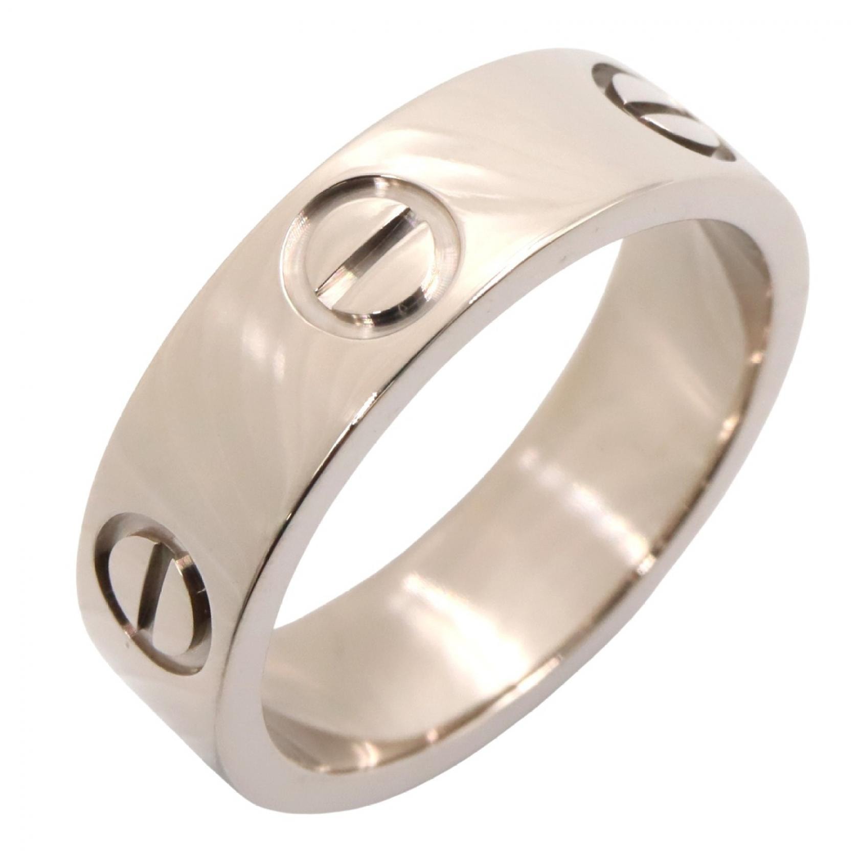 カルティエ CARTIER ラブリング リング・指輪 ジュエリー K18WG(ホワイトゴールド) レディース シルバー系 B4084700 【中古】