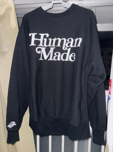 HUMAN MADE x Girls Don'T Cry Crew Neck Sweatshirt "Black" / VERDY
