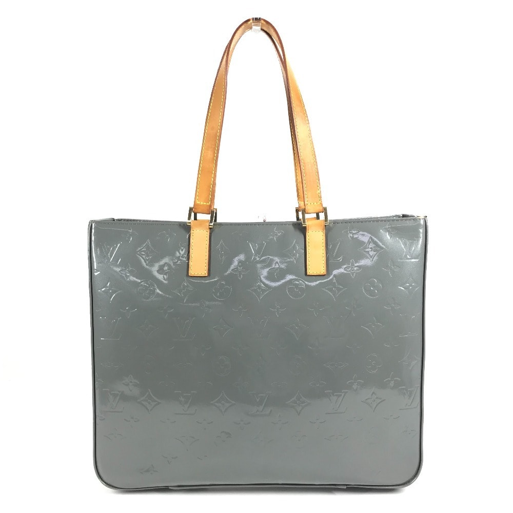 ルイヴィトン LOUIS VUITTON コロンバス M91028 モノグラムヴェルニ 肩掛け カバン ショルダーバッグ トートバッグ モノグラムヴェルニ グリ グレー