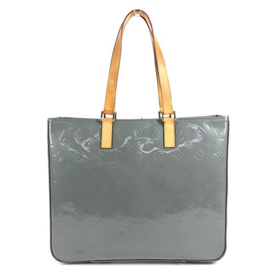 ルイヴィトン LOUIS VUITTON コロンバス M91028 モノグラムヴェルニ 肩掛け カバン ショルダーバッグ トートバッグ モノグラムヴェルニ グリ グレー