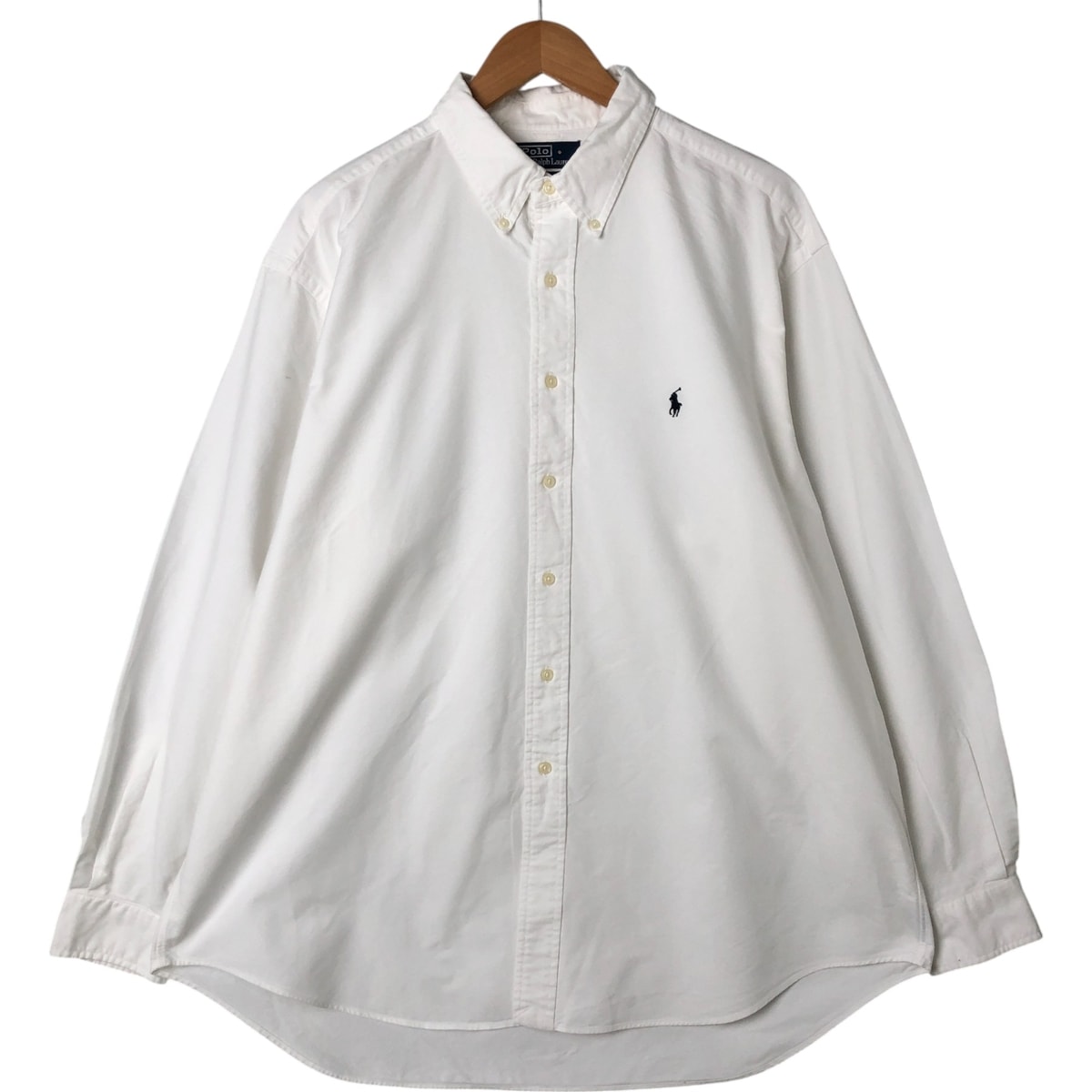 古着 ラルフローレン Ralph Lauren POLO by Ralph Lauren YARMOUTH 長袖 ボタンダウンシャツ メンズXL相当/eaa550573