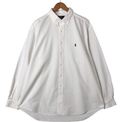 古着 ラルフローレン Ralph Lauren POLO by Ralph Lauren YARMOUTH 長袖 ボタンダウンシャツ メンズXL相当/eaa550573
