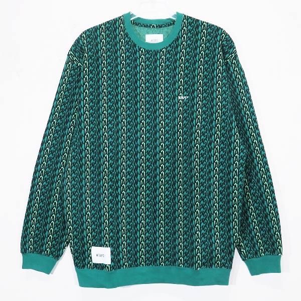 Wtaps BDY / LS / Cotton. Textile. Sign "Green"