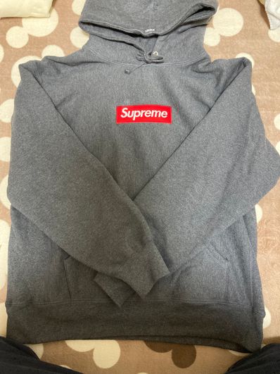 Supreme Box Logo Hooded Sweatshirt "Charcoal" (21FW)