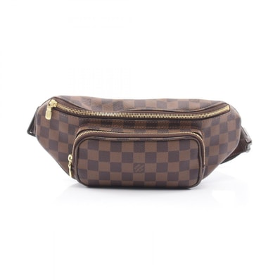 ルイ・ヴィトン LOUIS VUITTON バムバッグ メルヴィール ダミエエベヌ ウエストバッグ ボディバッグ バッグ PVCコーティングキャンバス レザー ダミエ エベヌ メンズ レディース ブラウン系 N51172 【中古】